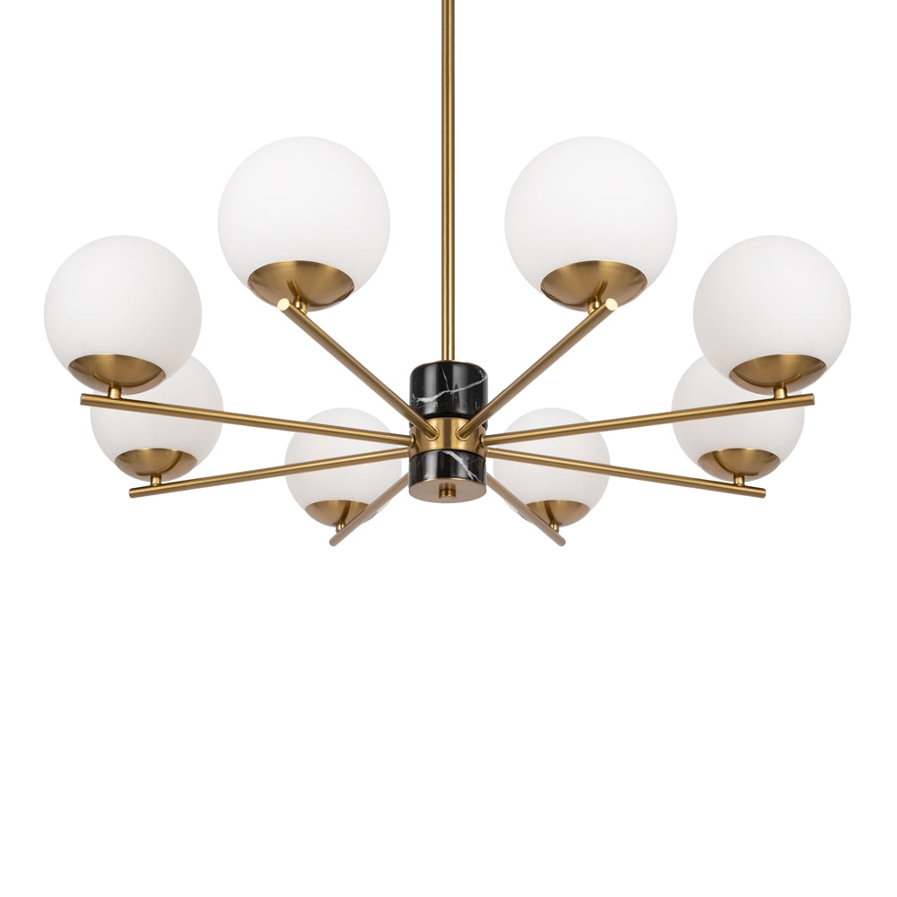 Bolla loftslampe i messing