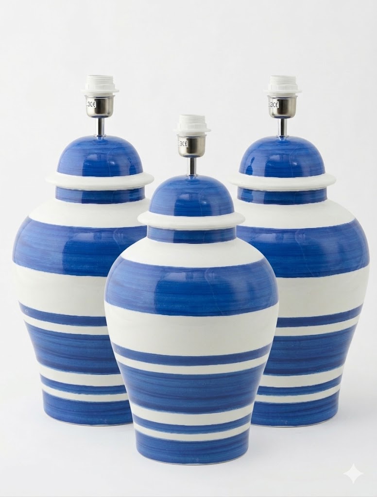Lampfot Ming Royal Blue par – 2/3-pack