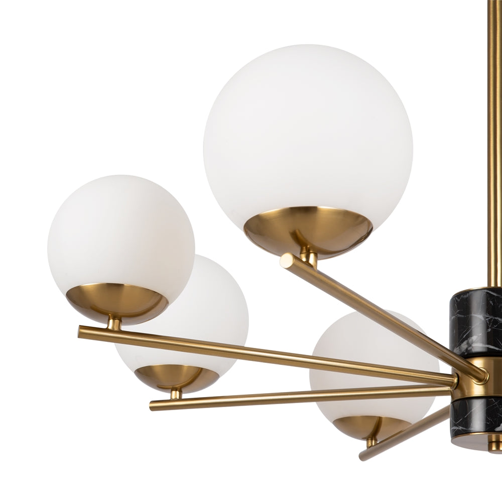 Bolla loftslampe i messing