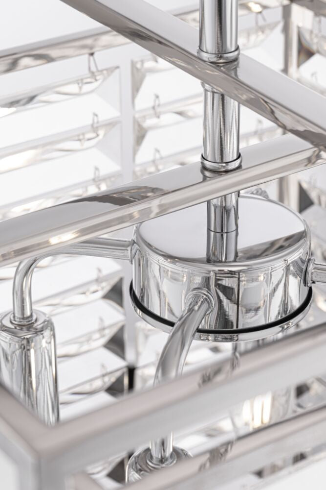 Tening loftslampe krom