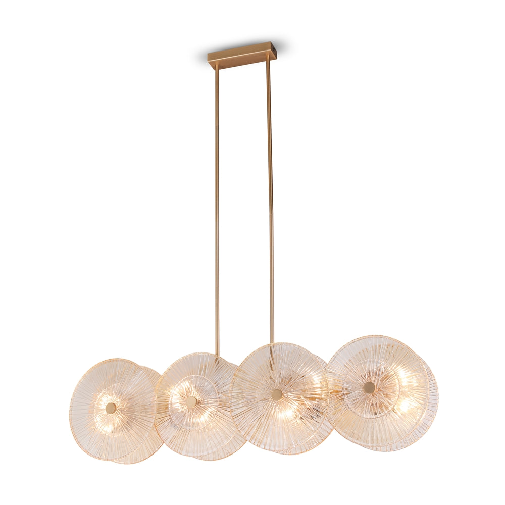 Aster loftslampe i messing