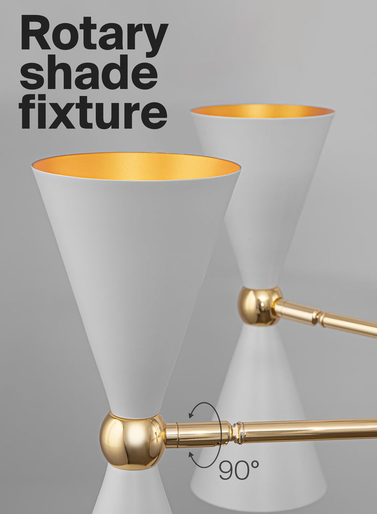 Vesper - loftslampe - sort messing
