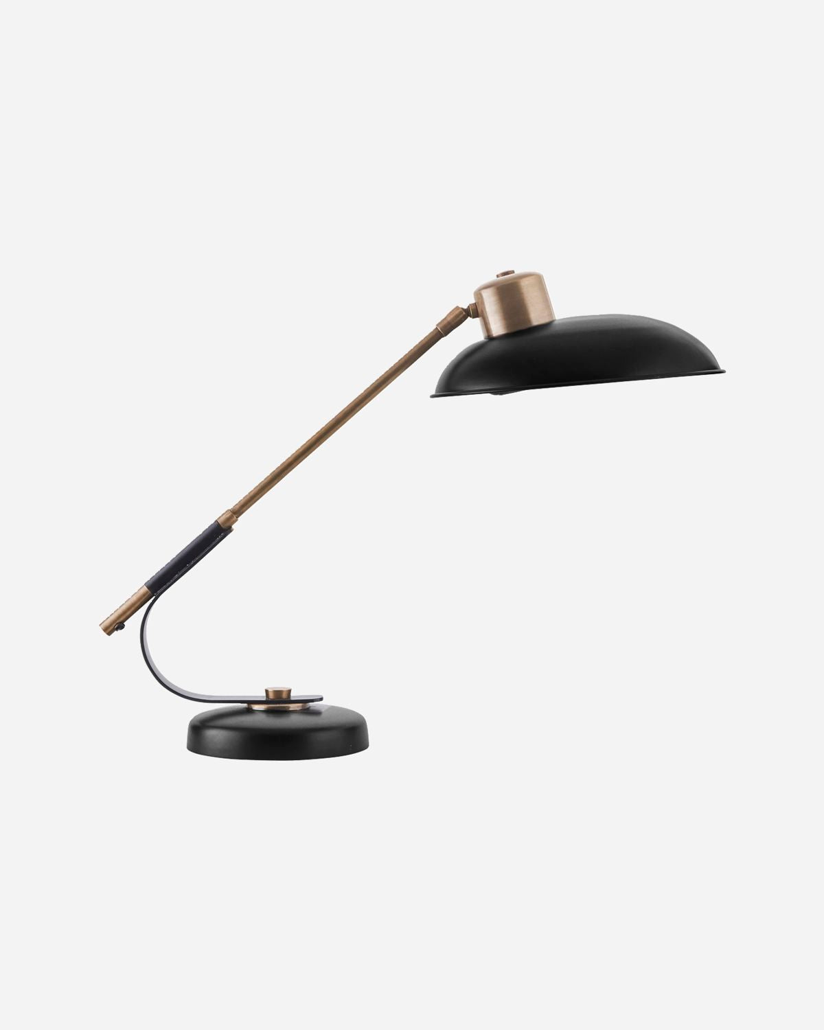 Bordslampa, Art Deco - Svart