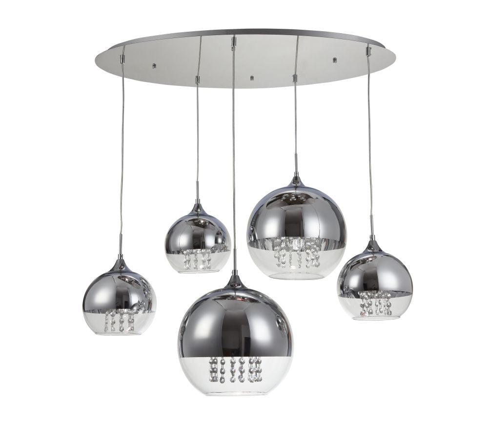 Fermi loftslampe nikkel