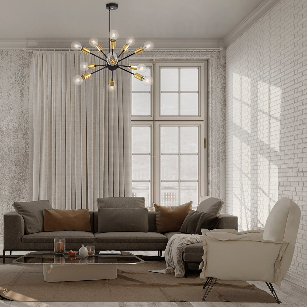 Jackson loftslampe lille messing