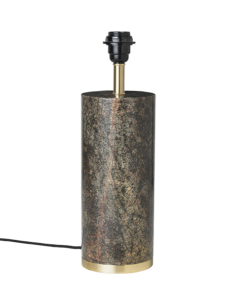 Ella Marble Lamp Base - FOREST GREEN - Lampfot