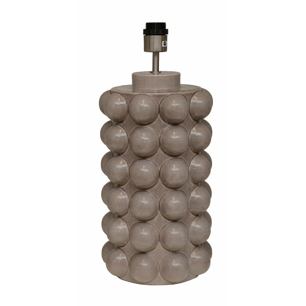 BUBBELS LAMPFOT BROOKEN GREY - stor