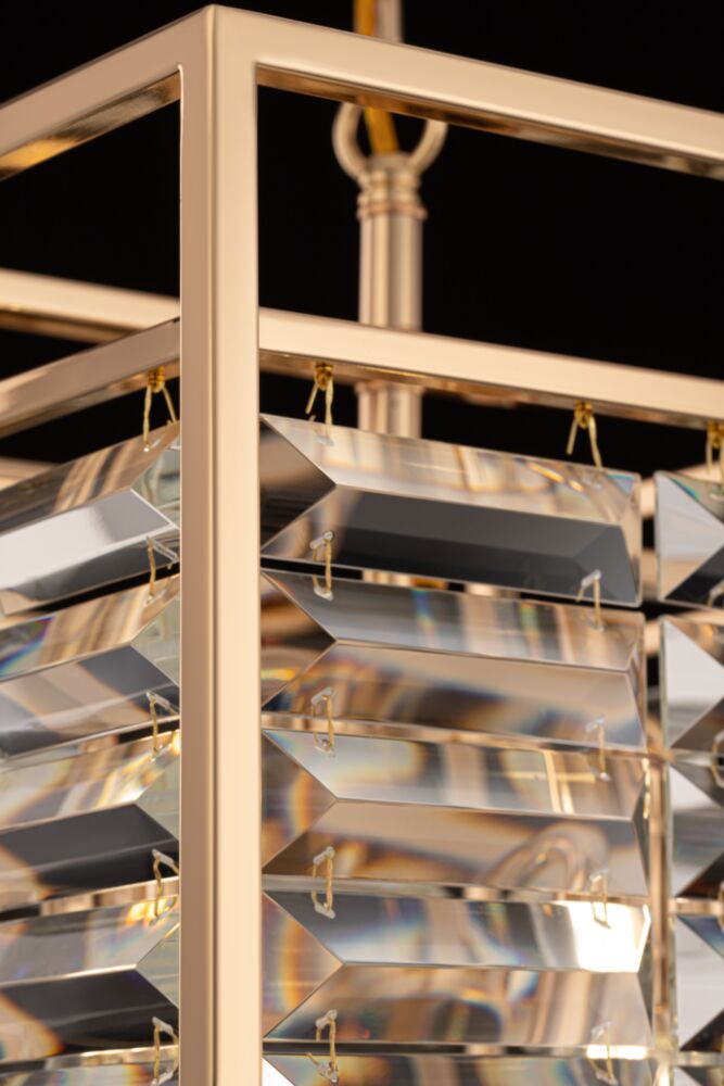 Tening loftslampe guld