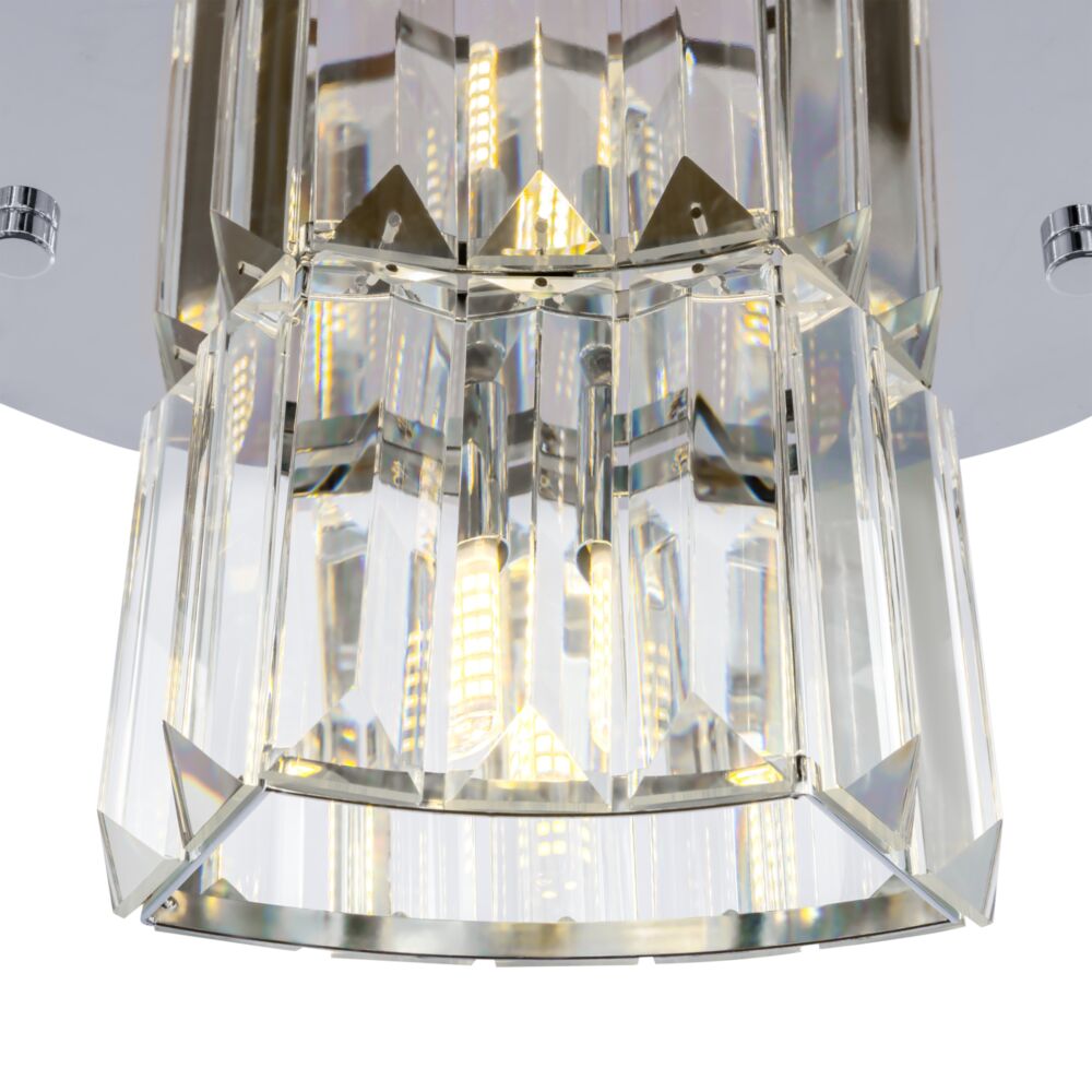 Colline loftslampe krom