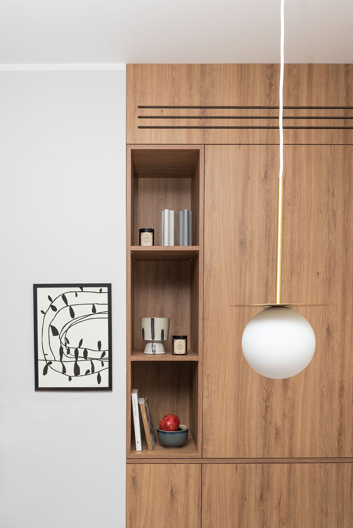 Borra B loftslampe - messing