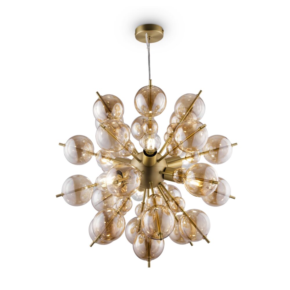 Bolla loftslampe i messing