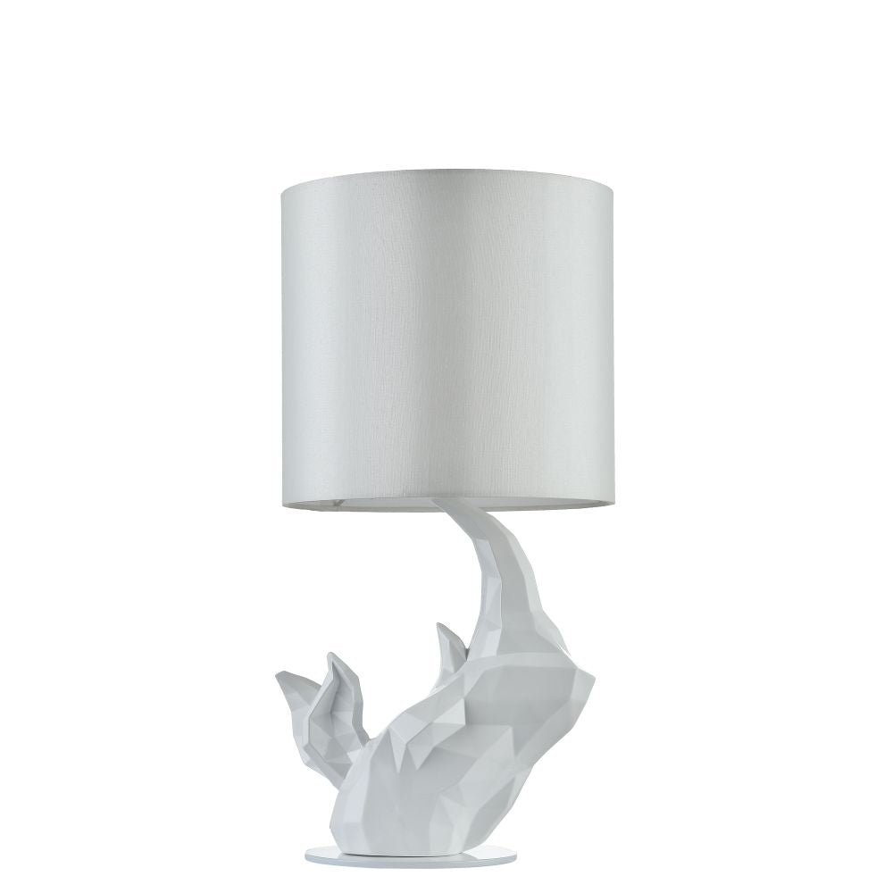 Rhinoceros bordlampe hvid