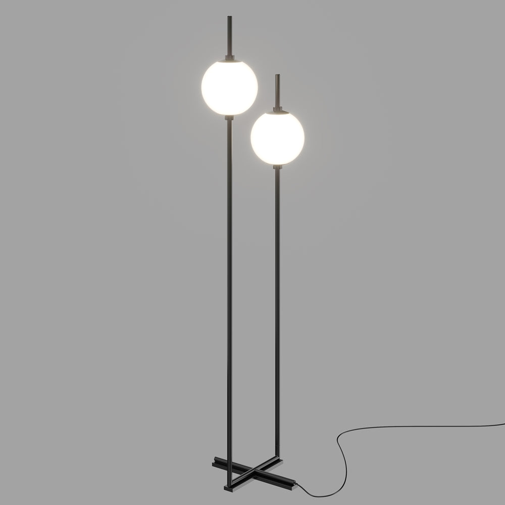 Sense golvlampa svart