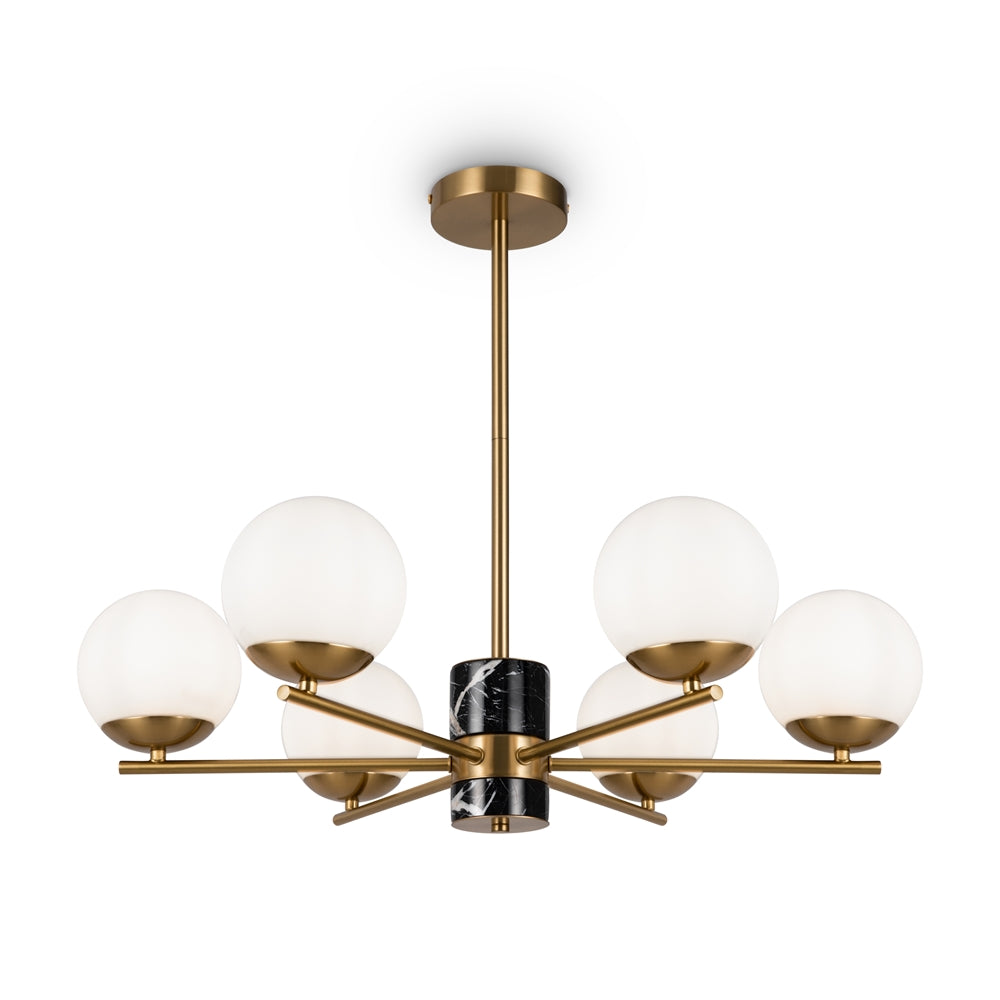 Bolla loftslampe i messing