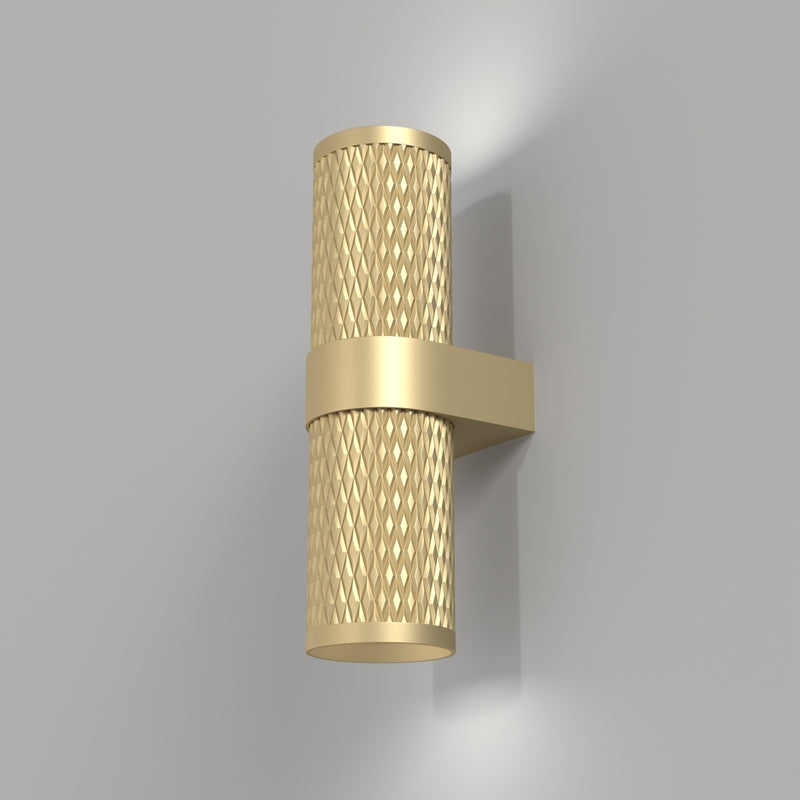 Fredde vägglampa mässing