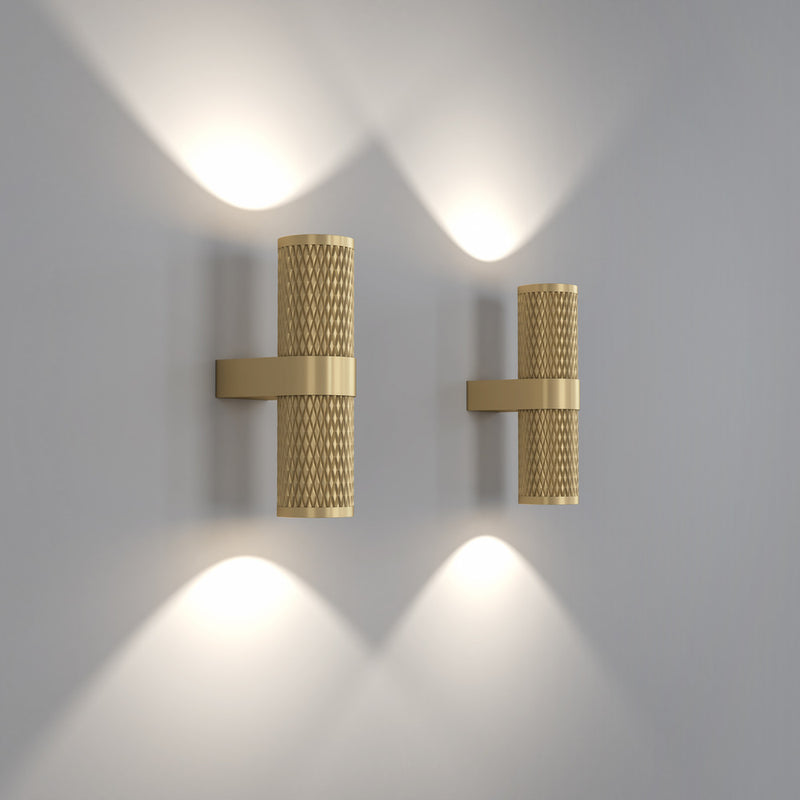 Fredde vägglampa mässing