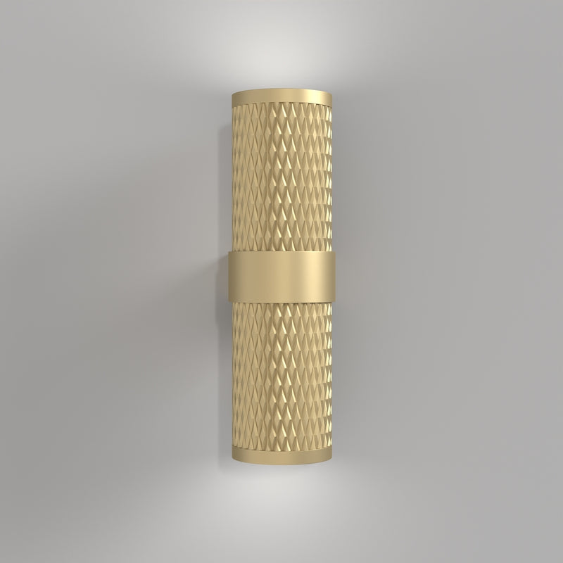 Fredde vägglampa mässing