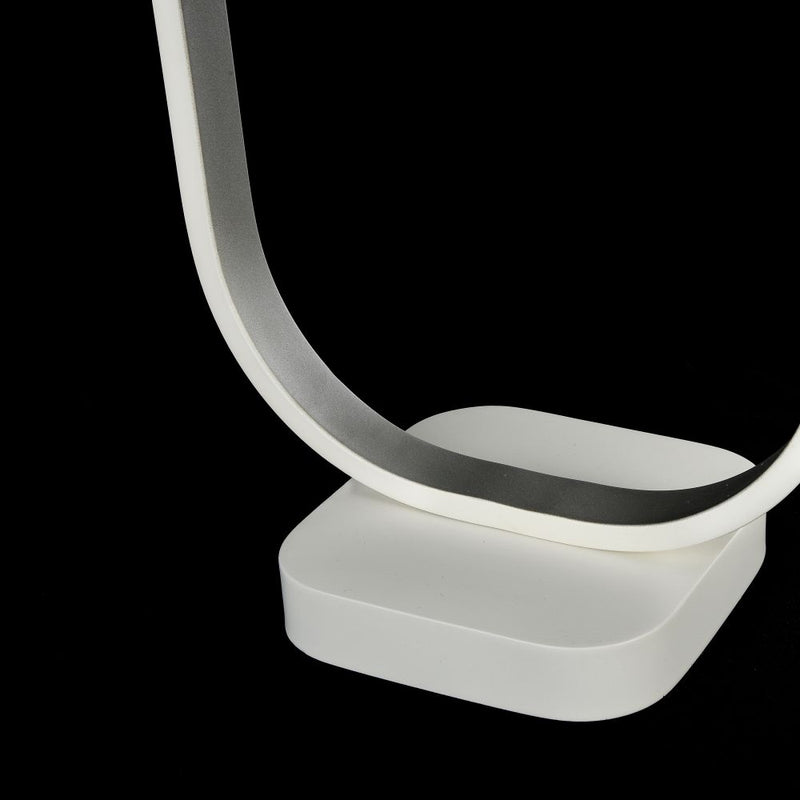 Avola bordslampa vit silver