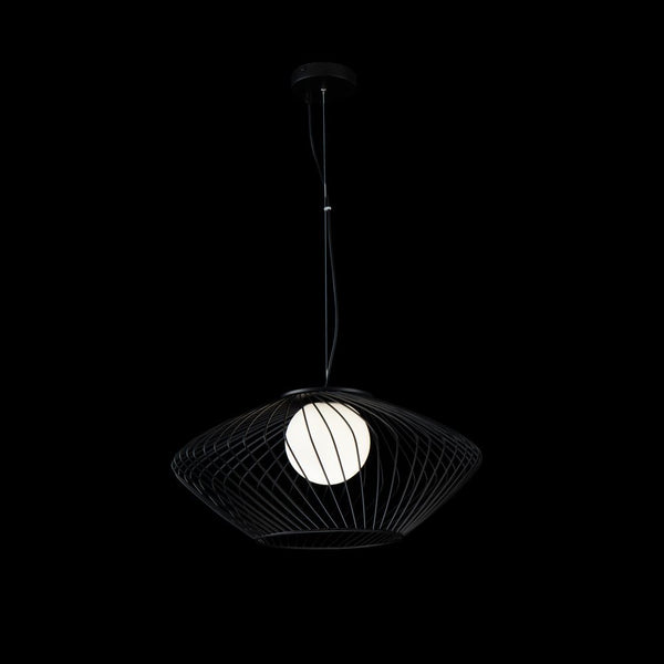 Plec taklampa svart