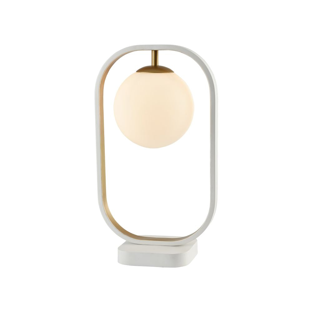 Avola bordlampe hvidguld