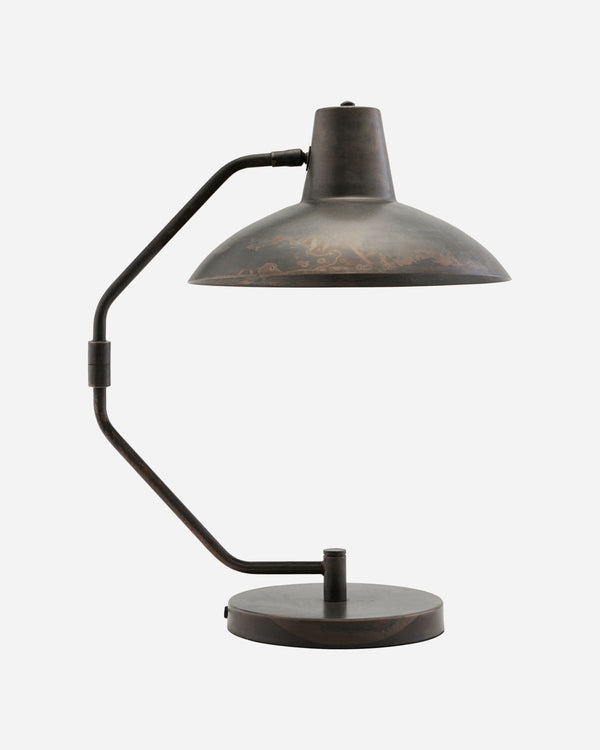 Bordslampa, Desk, Antik brun
