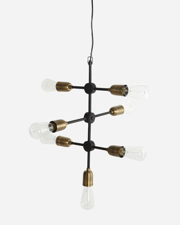 Lampa, Molecular, Svart/Mässing