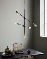 Lampa, Molecular, Svart/Mässing