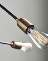 Lampa, Molecular, Svart/Mässing