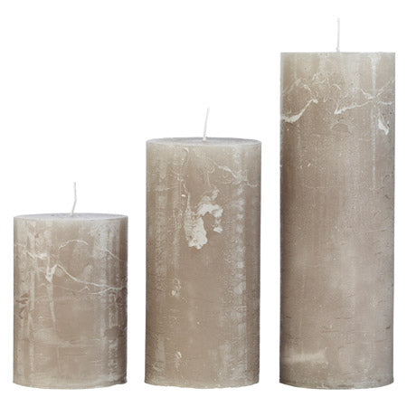 Rustic candle STONE 3