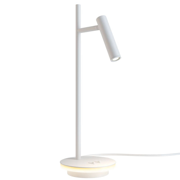 Estudo bordslampa vit