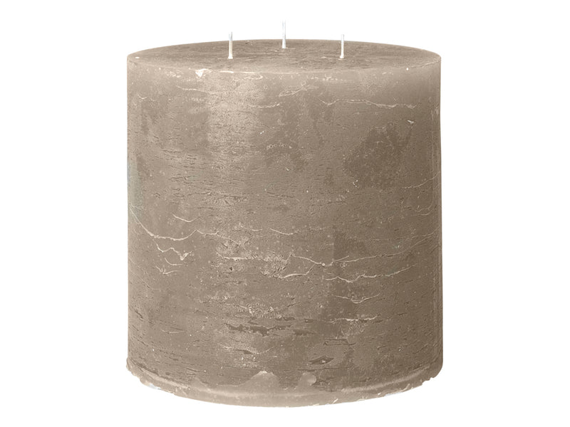 Rustic candle STONE