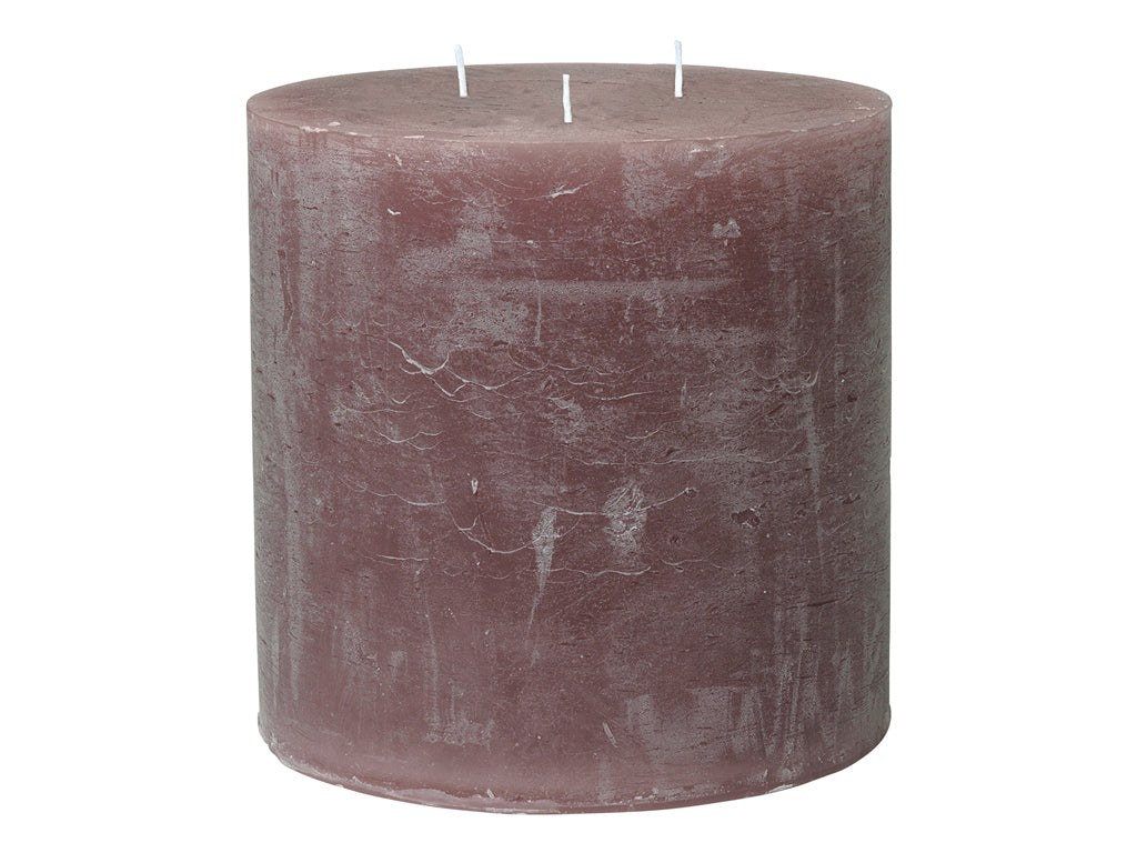 Rustic candle ROUGE