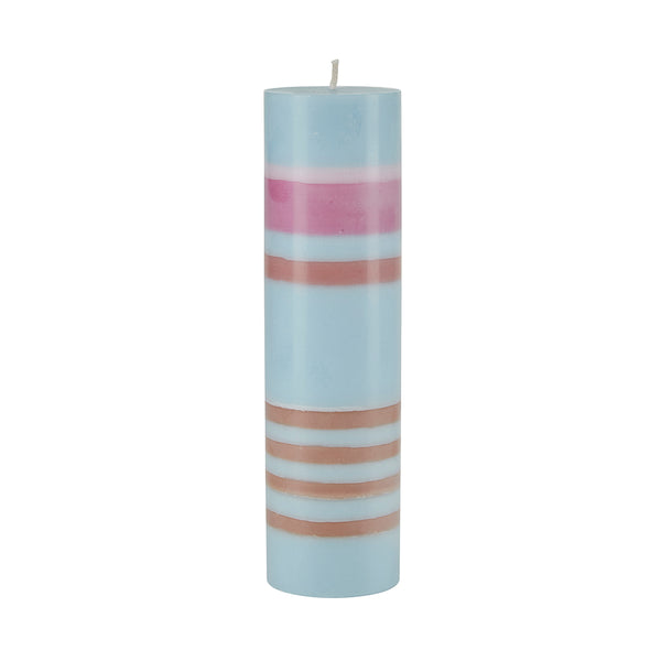 Colorful block candle - blue, pink, ocher *5 pack*