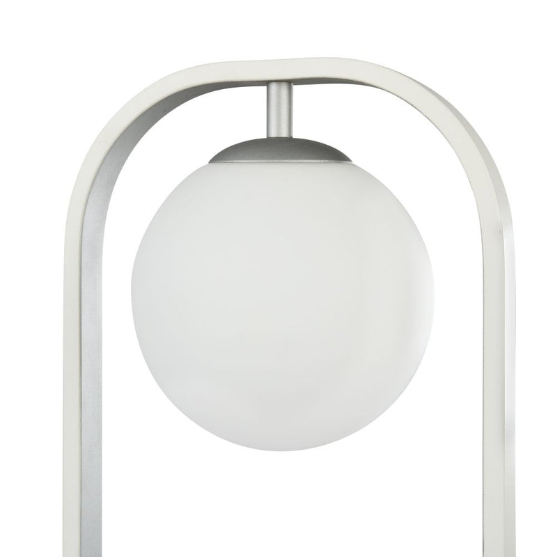 Avola bordslampa vit silver