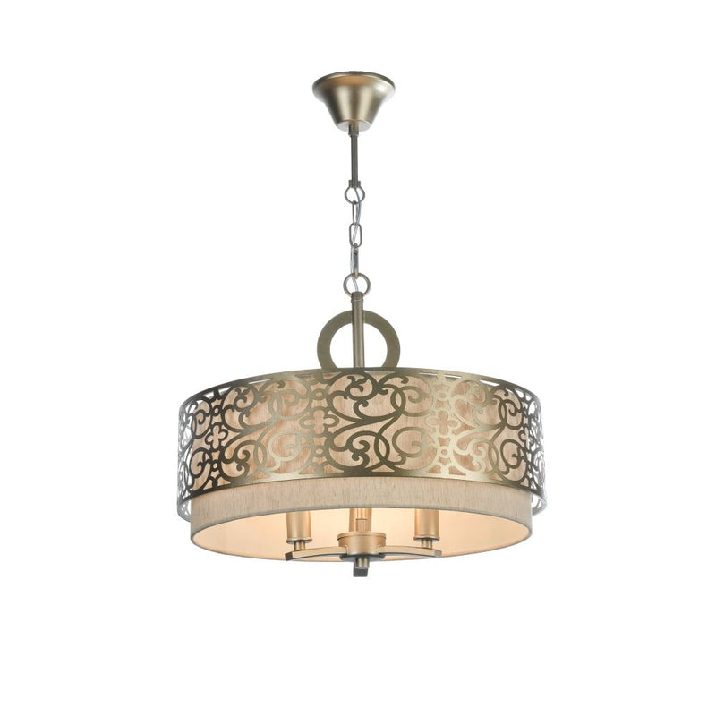 Venera taklampa mässing stor