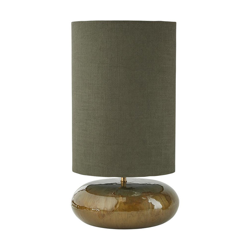 Senna Enamel bordslampa w. shade - ARMY