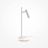 Estudo bordslampa vit