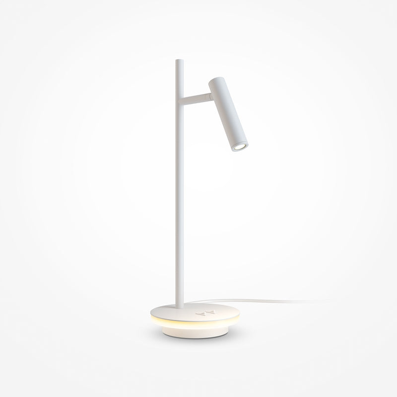 Estudo bordslampa vit