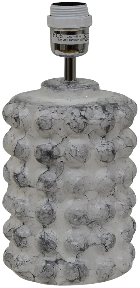 Bubbels Lampfot Marmor vit - liten