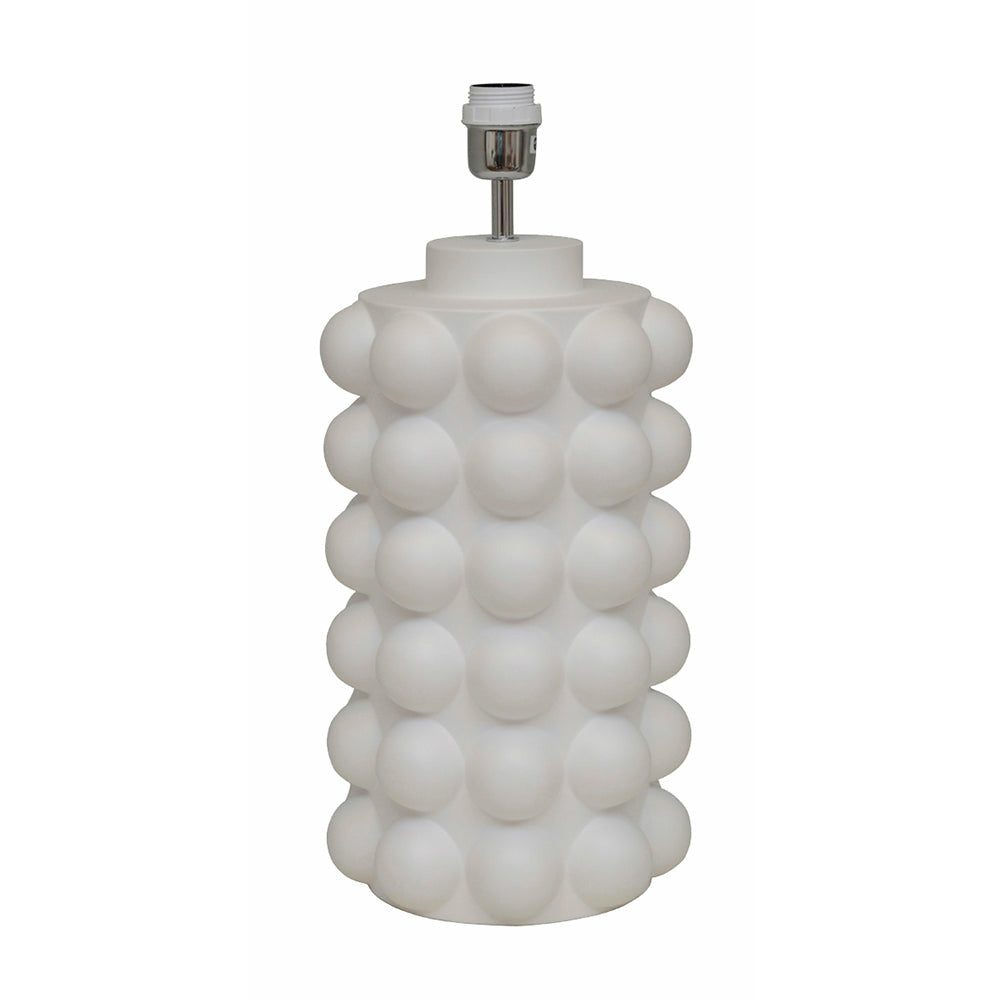 BUBBELS LAMPFOT WHITE - stor
