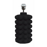 BUBBELS LAMPFOT BLACK MATTED - stor
