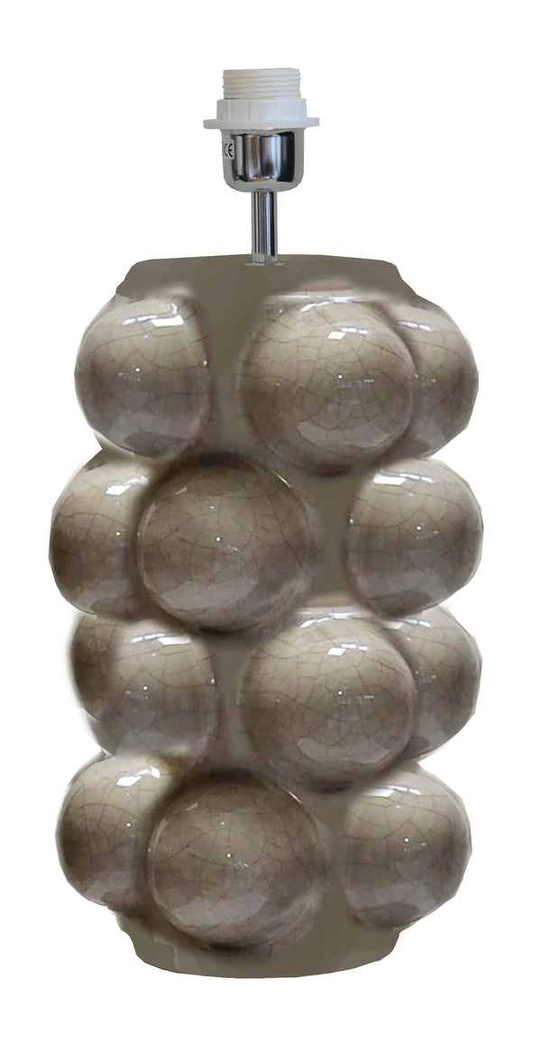 BUBBELS LAMPFOT XL BROKEN MUD GREY