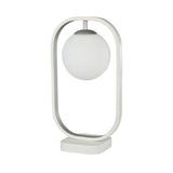 Avola bordslampa vit silver