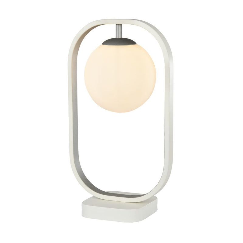 Avola bordslampa vit silver