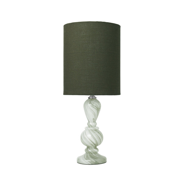 Christine Glass Lamp - SEAGRASS SWIRL