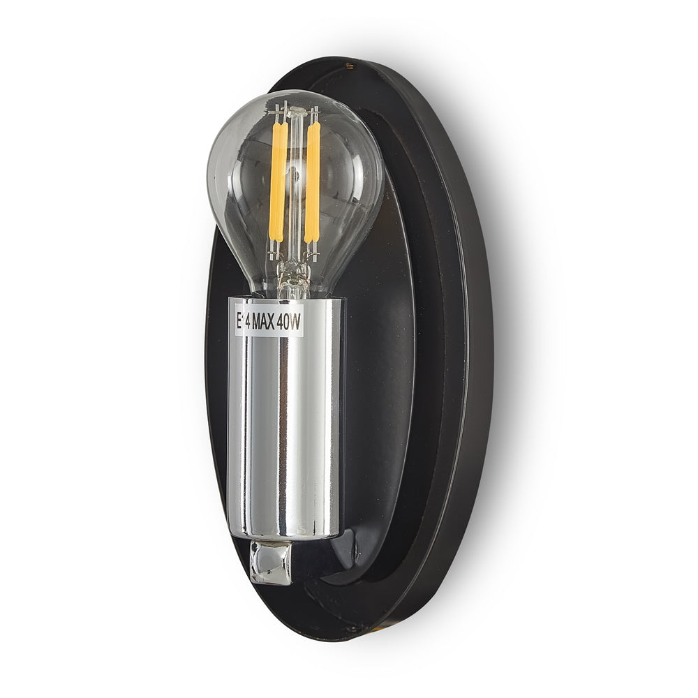 Mabell vägglampa (Krom)