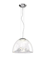 Mountain View - taklampa crystal/chrome