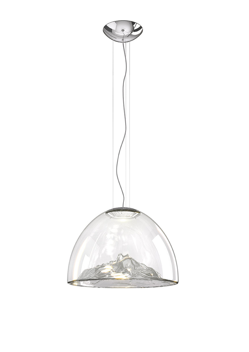 Mountain View - taklampa grey/chrome