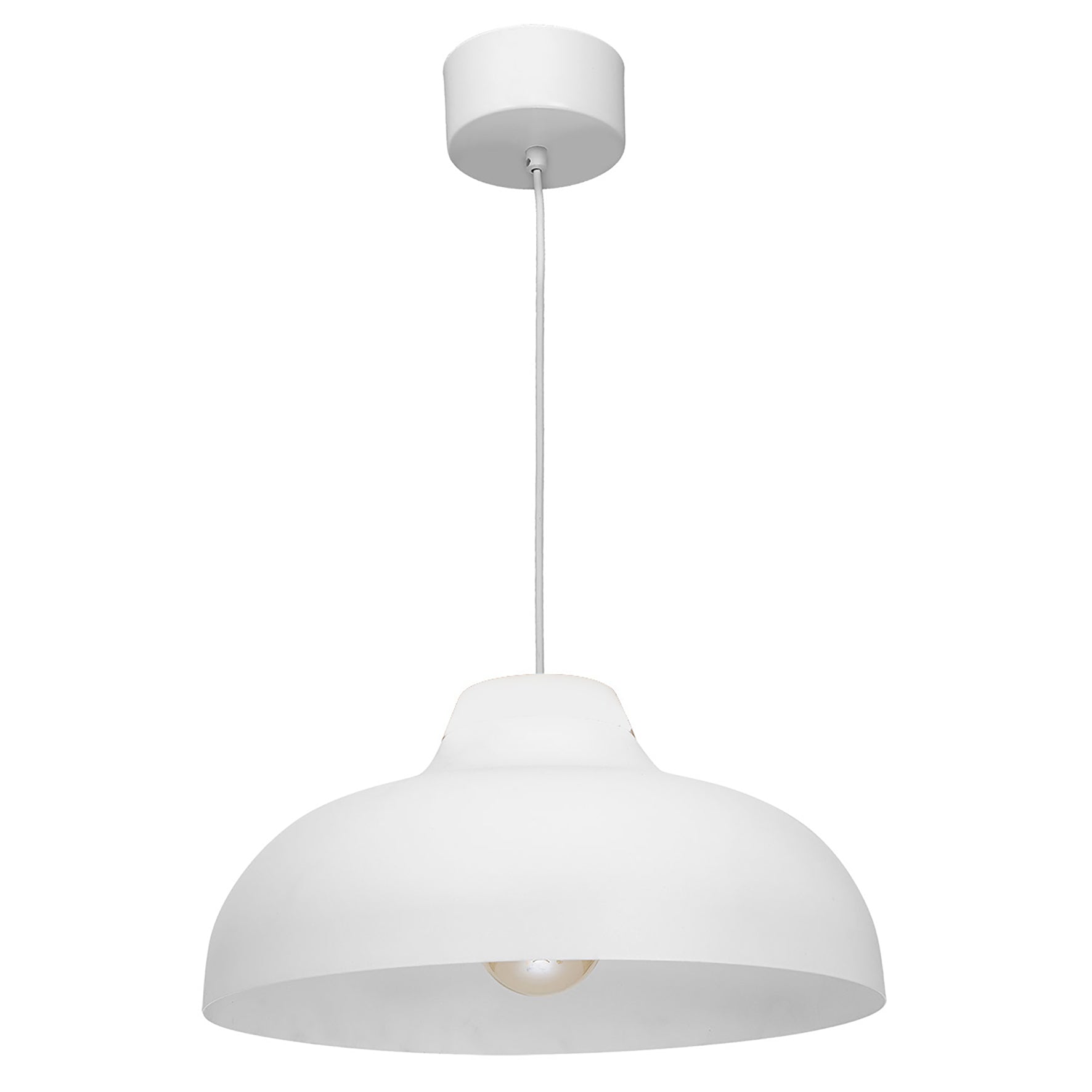 vitt taklampa