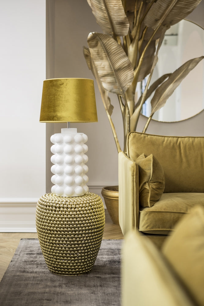BUBBELS LAMPFOT WHITE - stor